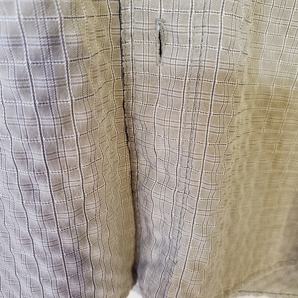 Columbia Mens Long Sleeve Button Down Beige Plaid Size XL - Picture 4 of 7